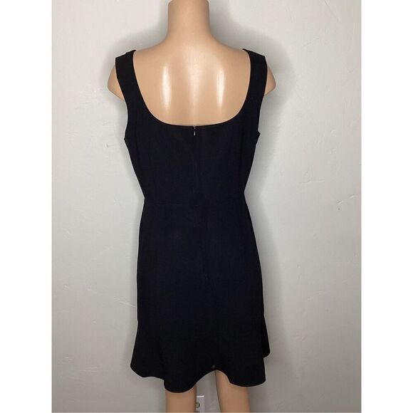 New. French Connection black Mini ruffle mini dress. Large. Retails $153 - Picture 11 of 16